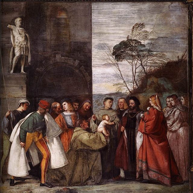 Wunder von "Das neugeborene Kind", Titian