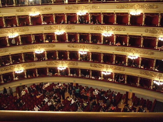Innenraum von Milans Opernhaus
