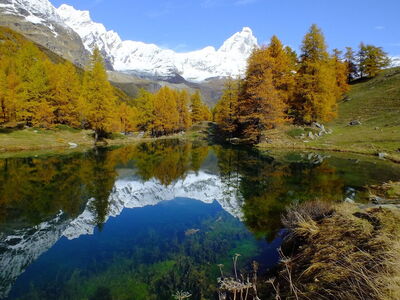 Ein See im Aosta Tal