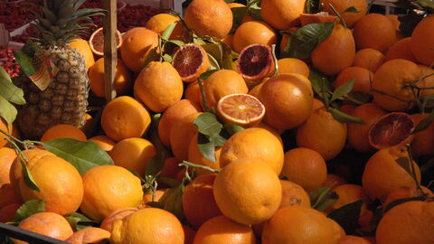 Ballarò Markt, Orangen