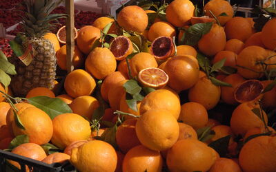 Ballarò Markt, Orangen