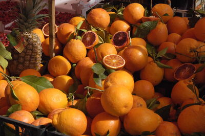 Ballarò Markt, Orangen