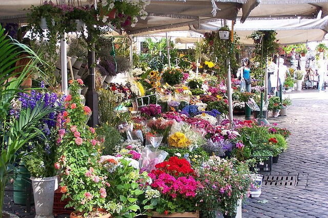 Blumen auf dem Campo De' Fiori