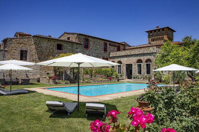 Castello Di Cafaggio, Außenbereich