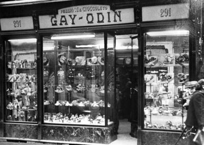 Historisches Bild des Gay-Odin Ladens