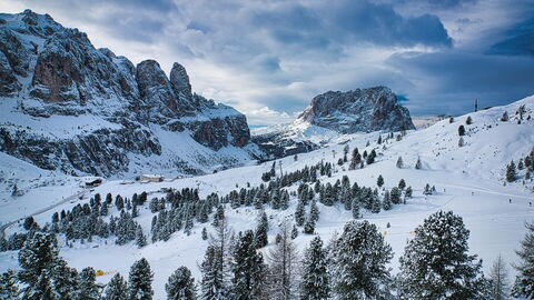 Val Gardena, Szenerie