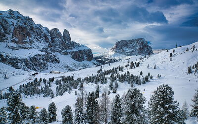Val Gardena, Szenerie