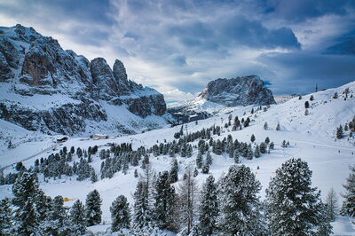 Val Gardena, Szenerie