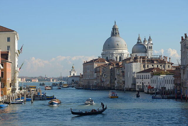 Der Kanal Grande in Venedig