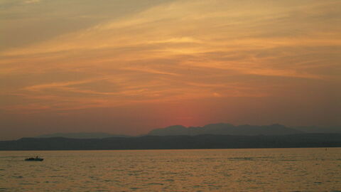 Sonnenuntergang in Sirmione