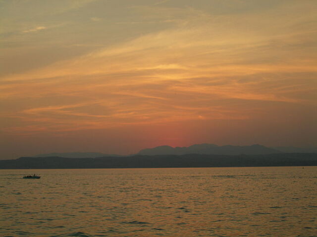 Sonnenuntergang in Sirmione