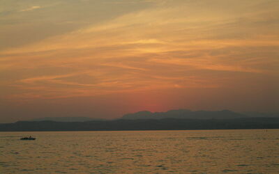 Sonnenuntergang in Sirmione