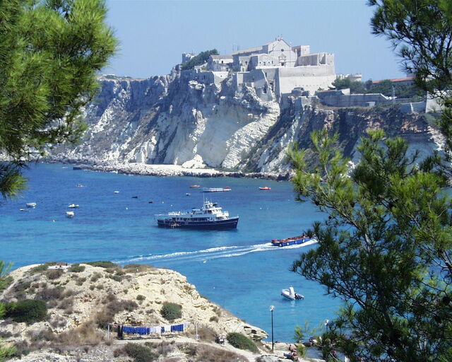 Insel San Nicola in Apulien