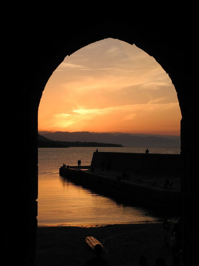 Cefalù, Sonnenuntergang