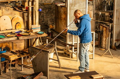 Burano Glas herstellen