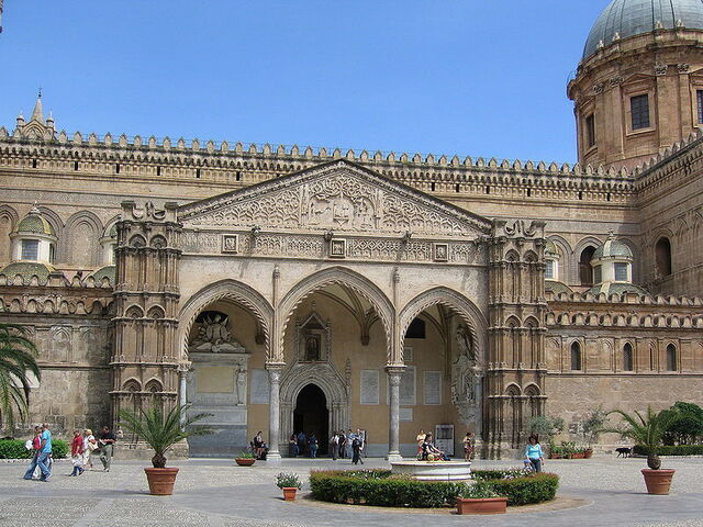 Südfassade, Palermo Kathedrale