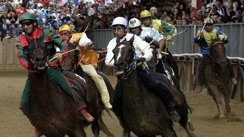 Pferderennen Palio di Asti
