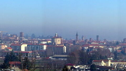 Ansicht der Stadt Asti