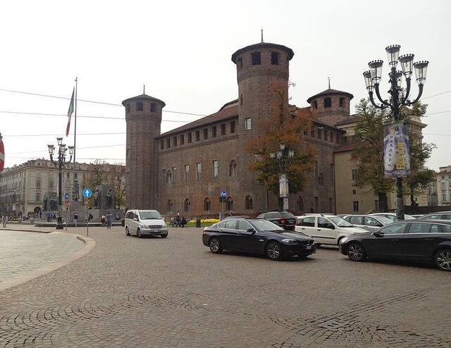 Rückseite des Palazzo Madama, Turin