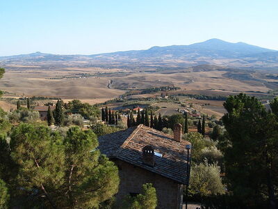 Ausblick von Pienza