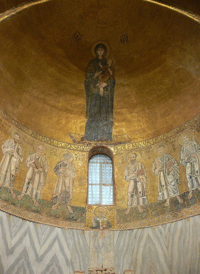 Goldene Apsis Mosaik in Torcello