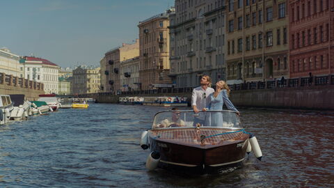 Ein Pärchen in Venedig