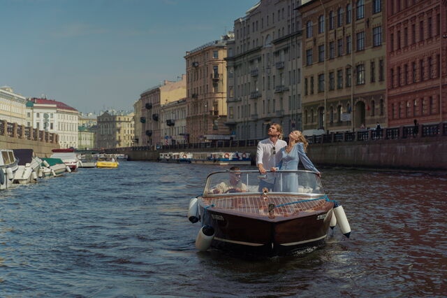 Ein Pärchen in Venedig