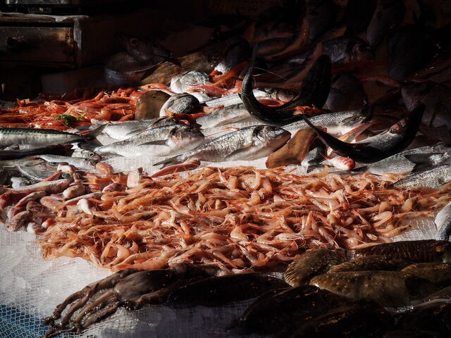 Ein Markt in Catania