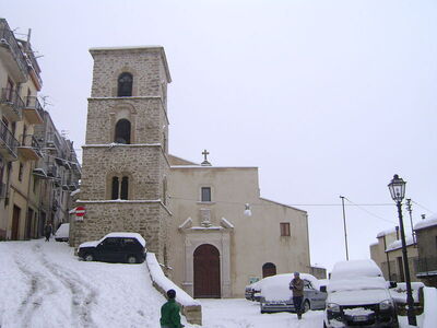 Schnee in Gangi