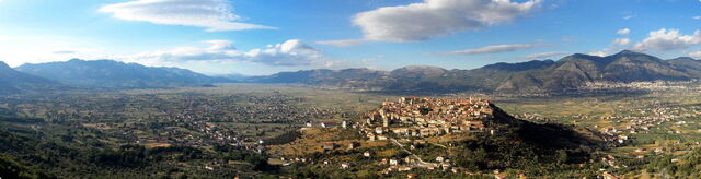 Aussicht auf Vallo di Diano