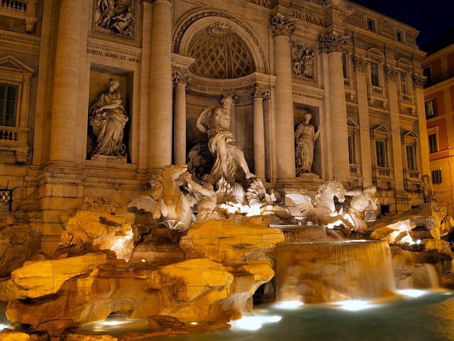 Trevi Brunnen in Rom