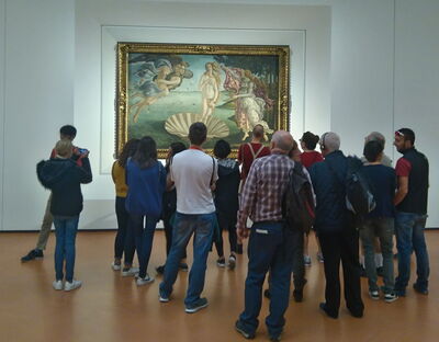 Geburt der Venus, Uffizien