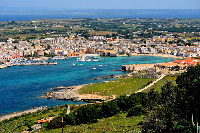 Blick über Favignana