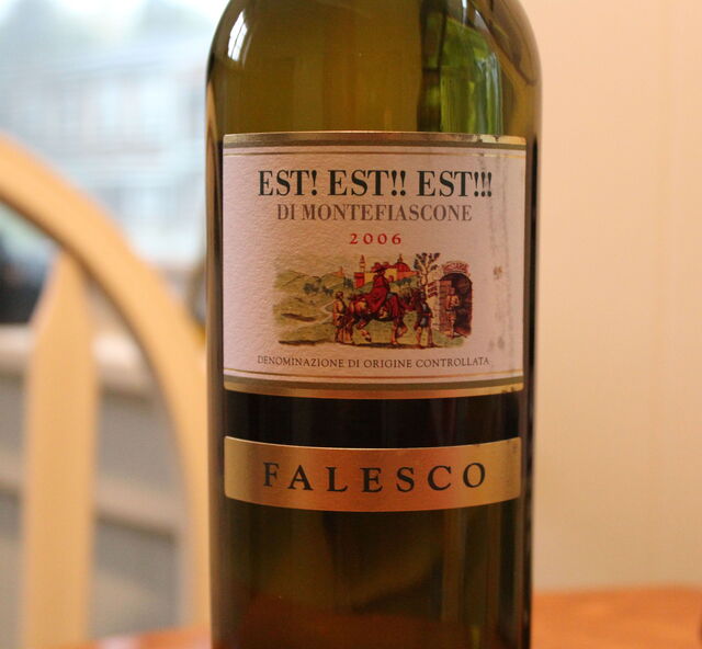 Der Est Est Est Wein von Montefiascone