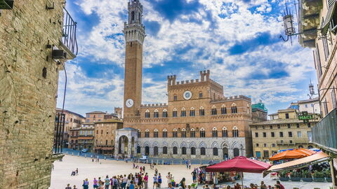 Zentrum von Siena