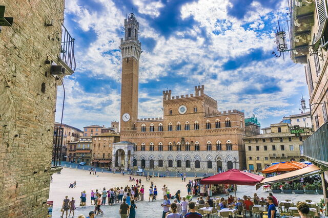 Zentrum von Siena