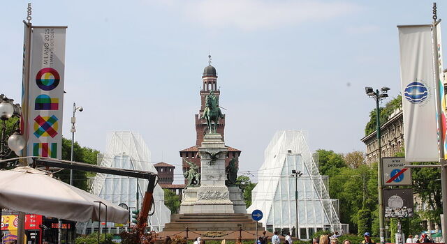 Expo Eingangstor in Milan