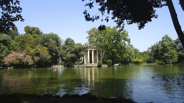 Die Villa Borghese Gärten