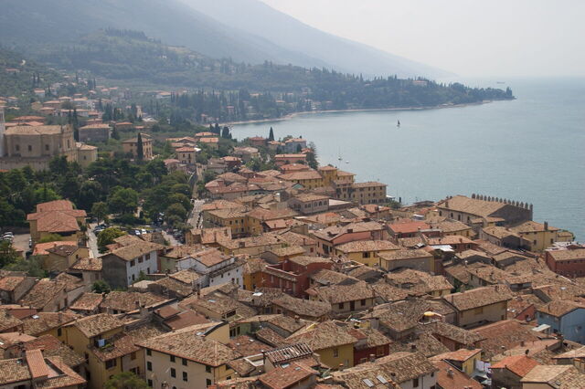 View from castle tower of Malcesine