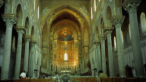 Innenraum des Duomo in Monreale