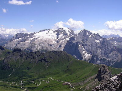 Die Berge der Dolomiten