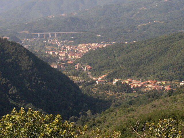 Ansicht auf Pontremoli