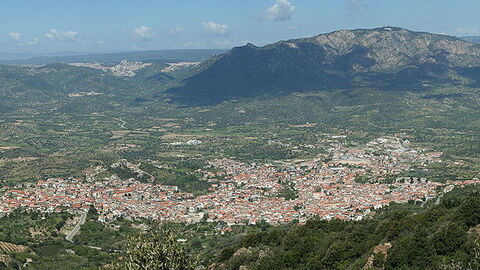 Die Stadt Oliena