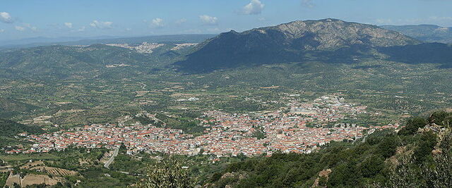 Die Stadt Oliena