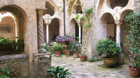 Innenhof, Villa Cimbrone