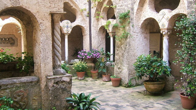 Innenhof, Villa Cimbrone