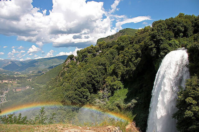 Regenbogen am Wasserfall Marmore