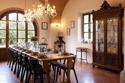 Villa Leone Reale, Esszimmer