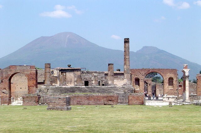 Ruinen der Stadt Pompeji