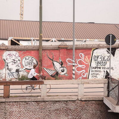 Straßenkunst in Milan